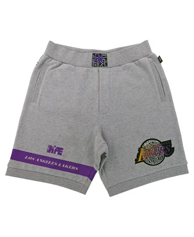 Shop Two Hype Men's And Women's Nba X  Heather Gray Los Angeles Lakers Culture And Hoops Premium Classic F
