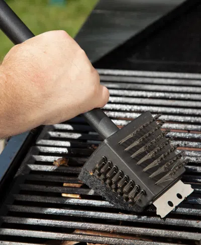 Cuisinart 4 In 1 18" Grill Cleaning Brush In Black