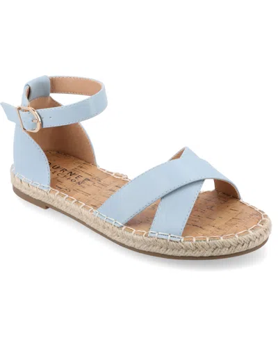 Journee Collection Journee Lyddia Espadrille Sandal In Blue