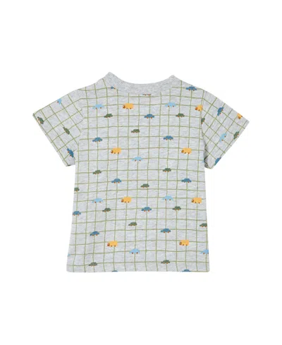Shop Cotton On Baby Boys And Baby Girls Jamie Short Sleeve Tee In Grey