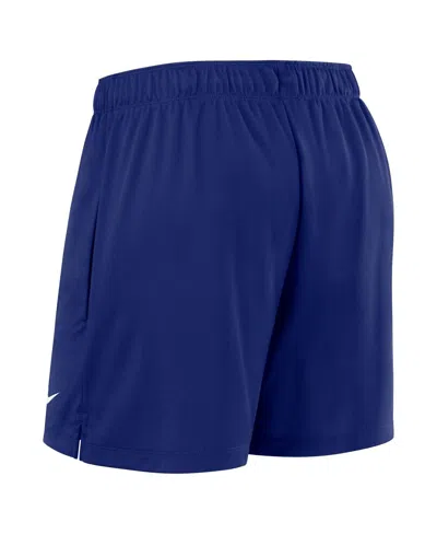 Nike Texas Rangers Authentic Collection Practice  Women's Dri-fit Mlb Shorts In Royal