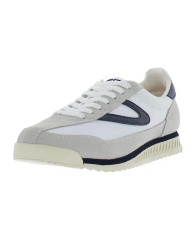 Shop Tretorn Women's Rawlins Sneakers From Finish Line In White,navy