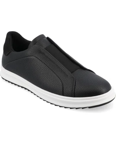 Vance Co. Vance Mens Matteo Medium And Wide Width Slip-on Sneaker In Black
