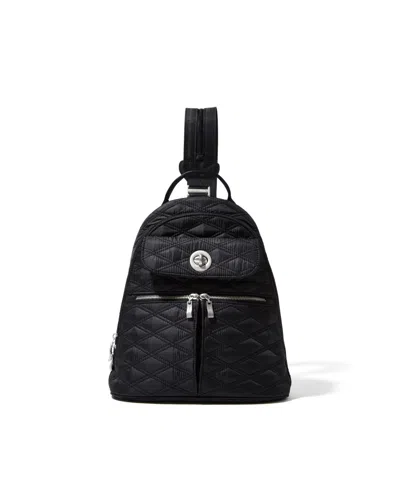 Shop Baggallini Naples Convertible Backpack In Black Quilt