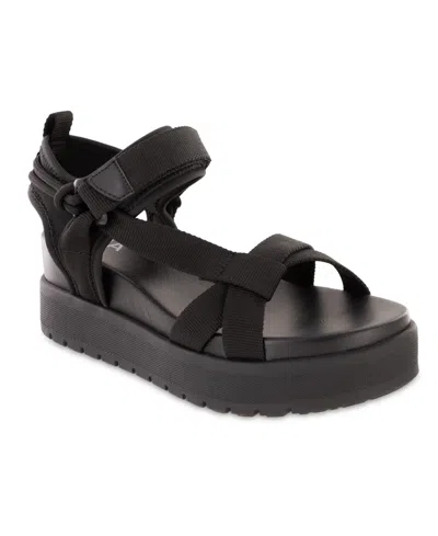 Shop Mia Women's Mileni Platform Sandals In Black