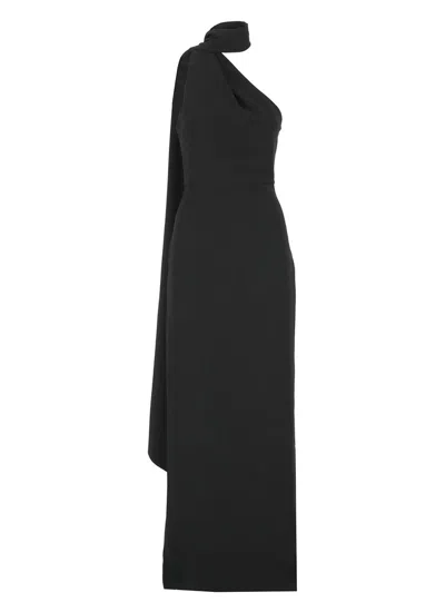 Shop Solace London The Demi Maxi Dress In Black
