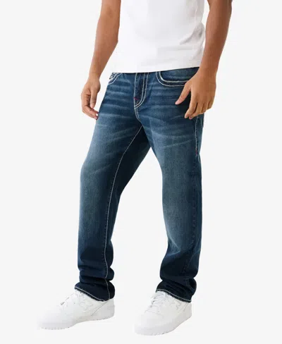 Shop True Religion Men's Ricky Flap Big T Straight Jean In Blue