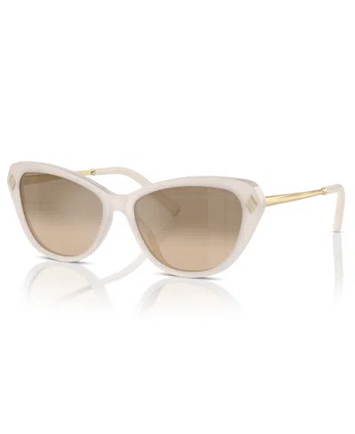 Shop Ralph Lauren Women's Sunglasses, The Ella Rl8224u In Opaline Milky
