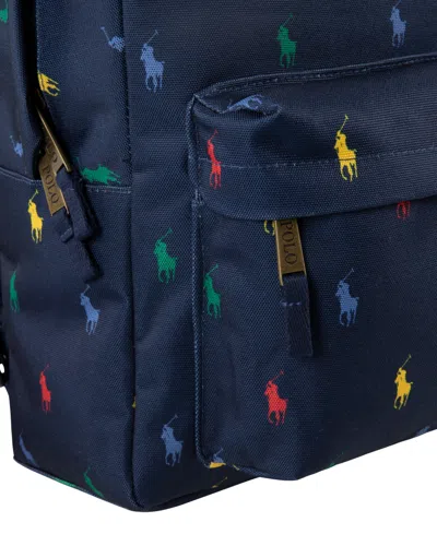 Shop Polo Ralph Lauren Boys Pony Backpack In Newport Navy