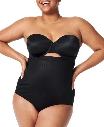 Shop Spanx Women's Thinstincts High-waisted Shaping Brief Underwear 10402r In Very Black