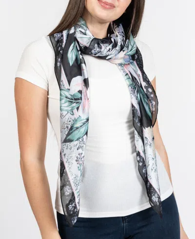 Vince Camuto Women's Lily Floral Square Scarf In White Multi