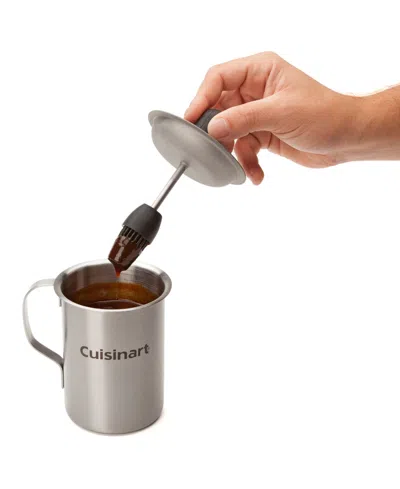 Cuisinart 2 Piece 16 oz Sauce Pot And Basting Brush Set In Stainless Steel