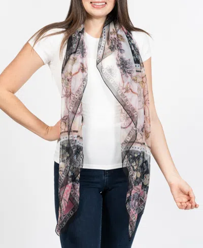 Shop Vince Camuto Women's Paisley Floral Square Scarf In White Multi