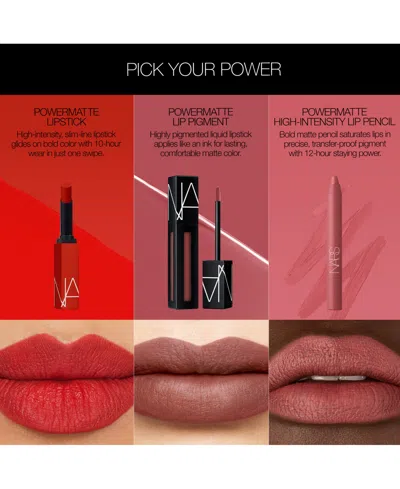 Shop Nars Powermatte Lipstick In Warm Leatherette