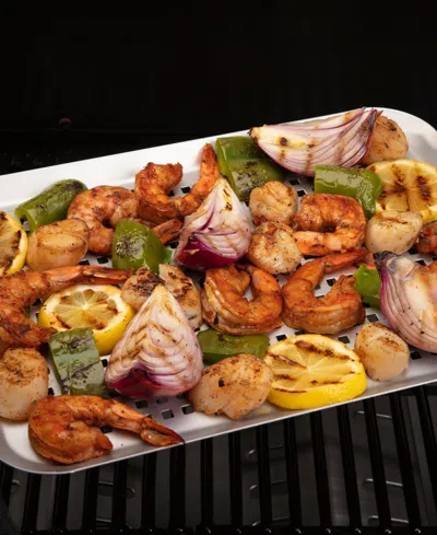 Cuisinart 14.5" X 10" Non-stick Grill Topper In Silver