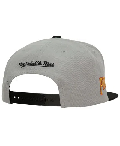 Mitchell & Ness Men's  Gray Pittsburgh Pirates Cooperstown Collection Away Snapback Hat In Gray