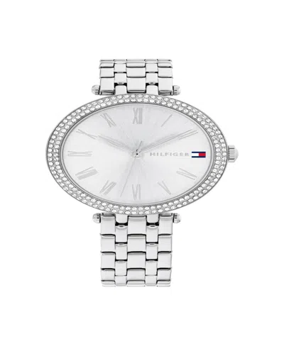 Tommy Hilfiger Women's Quartz Silver Stainless Steel Watch 34mm In Silver