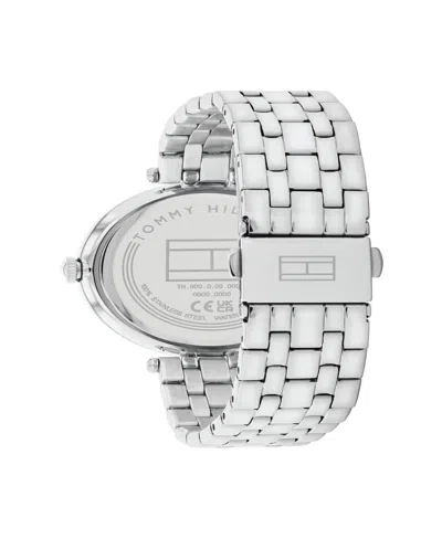 Tommy Hilfiger Women's Quartz Silver Stainless Steel Watch 34mm In Silver