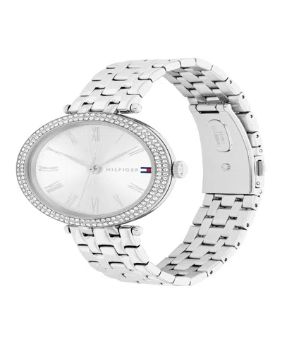 Tommy Hilfiger Women's Quartz Silver Stainless Steel Watch 34mm In Silver