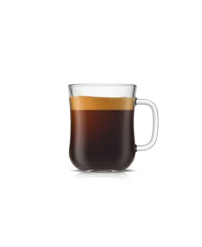 Joyjolt Diner Single Wall Coffee Glass 15.5 Oz, Set Of 6 In Clear