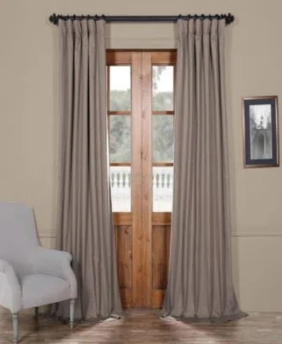Shop Exclusive Fabrics & Furnishings Exclusive Fabrics Furnishings Solid Cotton Blackout Curtain Panel In Navy