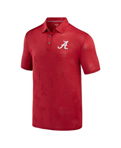 Shop Tommy Bahama Men's  Crimson Alabama Crimson Tide Sport Palm Coast Palmera Islandzone Polo Shirt