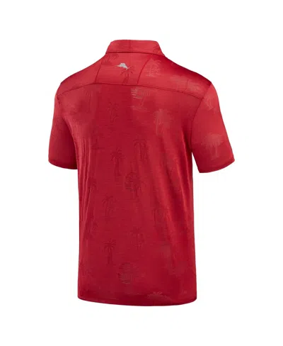 Tommy Bahama Crimson Alabama Crimson Tide Sport Palm Coast Palmera Islandzone Polo In Crimson