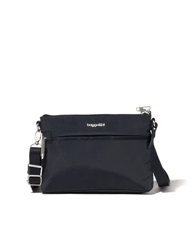 Shop Baggallini Anti-theft Memento Crossbody Bag In Mulberry