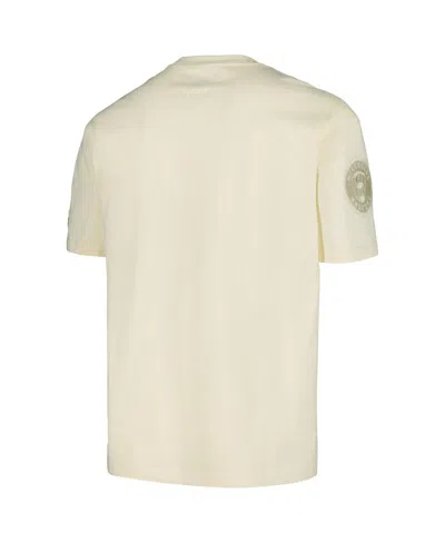 Pro Standard Cream Milwaukee Brewers Neutral Cj Dropped Shoulders T-shirt In Cream