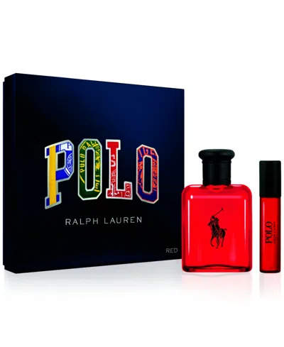 Shop Ralph Lauren Men's 2-pc. Polo Red Eau De Toilette Gift Set In No Color