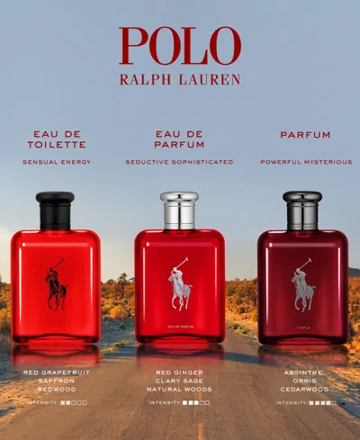 Shop Ralph Lauren Men's 2-pc. Polo Red Eau De Toilette Gift Set In No Color