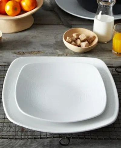 Noritake Colorscapes Swirl Square Dinnerware Collection In Navy
