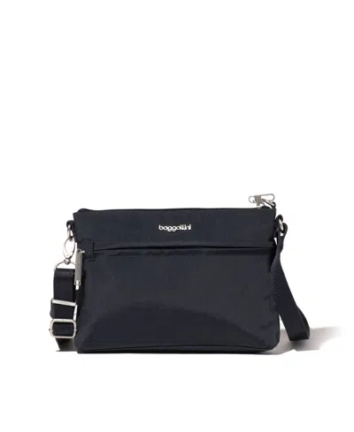 Shop Baggallini Anti-theft Memento Crossbody Bag In French Navy