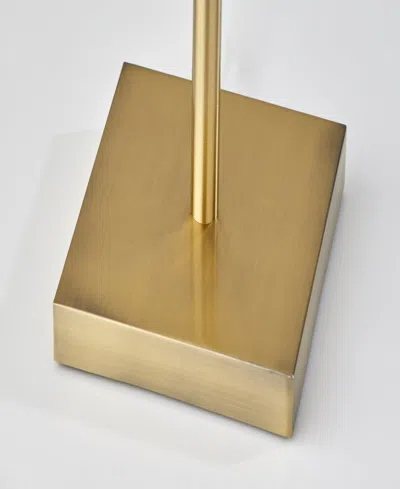 Adesso 62" Matilda Led Floor Lamp With Smart Switch In Antique-like Brass
