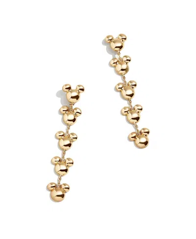 Shop Baublebar Women's  Mickey & Friends Drop Statement Earrings In Gold-tone