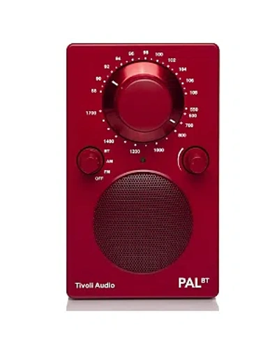 Shop Tivoli Audio Pal Bt Bluetooth Am/fm Portable Radio & Speaker In Red