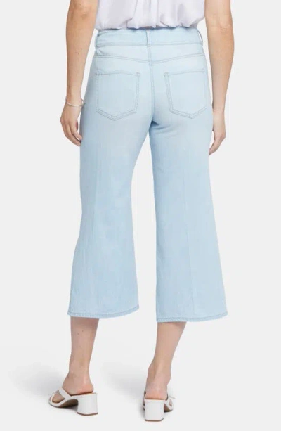 Nydj Mona High Waist Crop Wide Leg Jeans In Oceanfront
