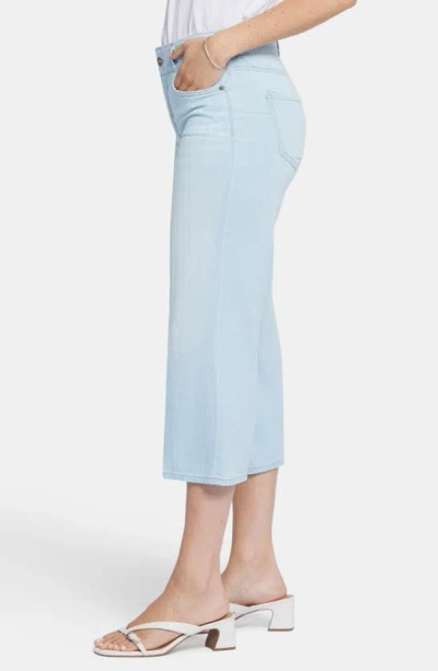 Nydj Mona High Waist Crop Wide Leg Jeans In Oceanfront
