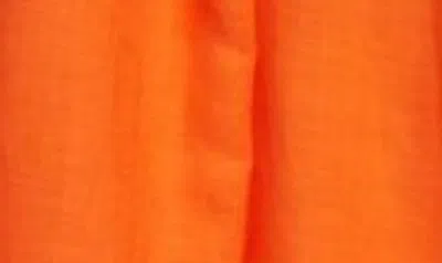 Shop Oríré Oma Ruffle Strap Linen Blend Jumpsuit In Orange