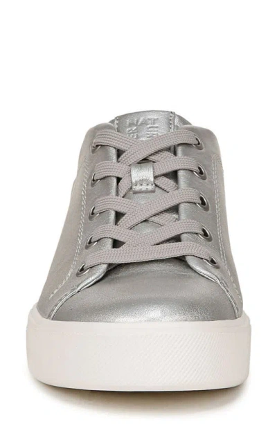 Shop Naturalizer Morrison Mule Sneaker In Silver Leather