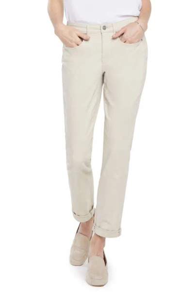 Nydj Petite Margot Girlfriend Jeans In Feather In Neutral