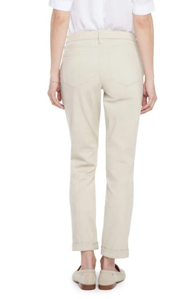 Nydj Petite Margot Girlfriend Jeans In Feather In Neutral