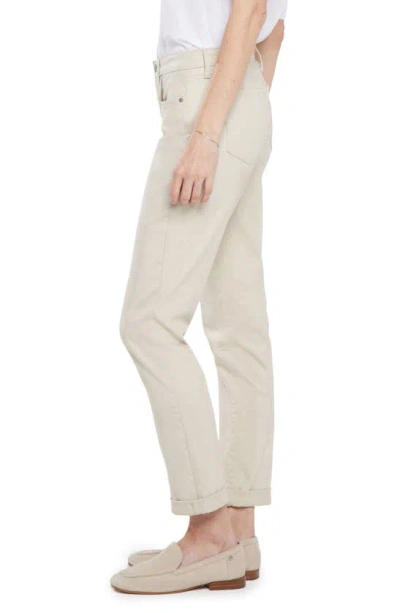 Nydj Petite Margot Girlfriend Jeans In Feather In Neutral