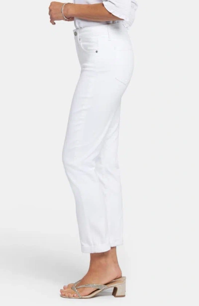 Nydj Petites Marilyn High Rise Ankle Jeans In Optic White In White