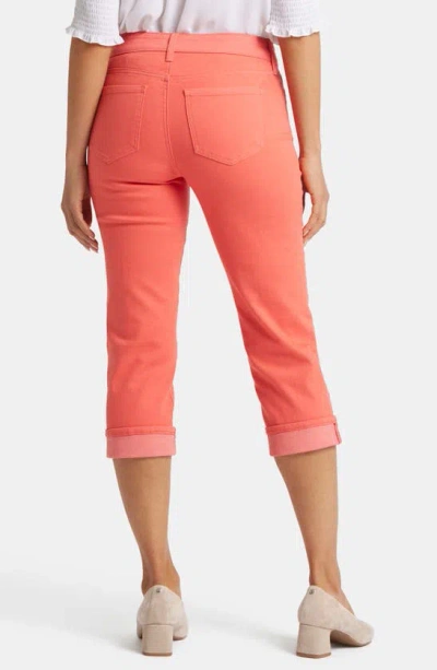 Shop Nydj Marilyn Straight Leg Capri Jeans In Fruit Punch