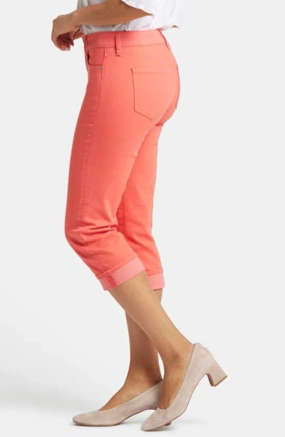 Shop Nydj Marilyn Straight Leg Capri Jeans In Fruit Punch