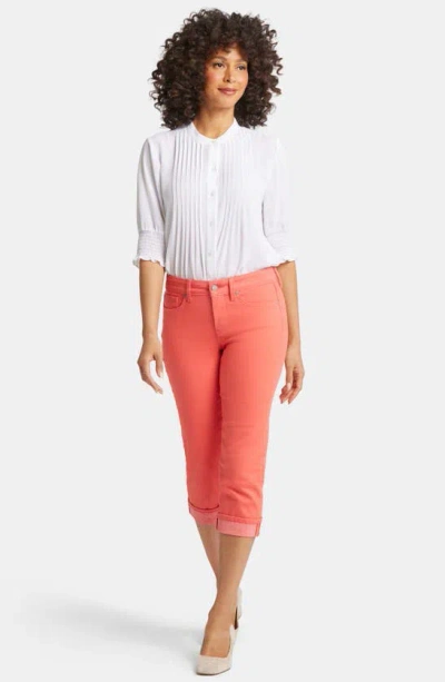 Shop Nydj Marilyn Straight Leg Capri Jeans In Fruit Punch