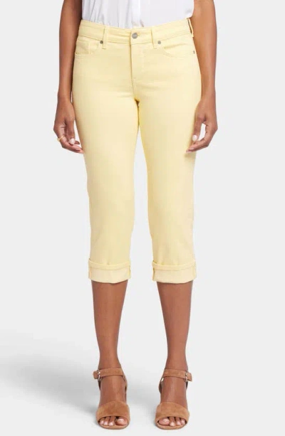Shop Nydj Marilyn Straight Leg Capri Jeans In Mimosa