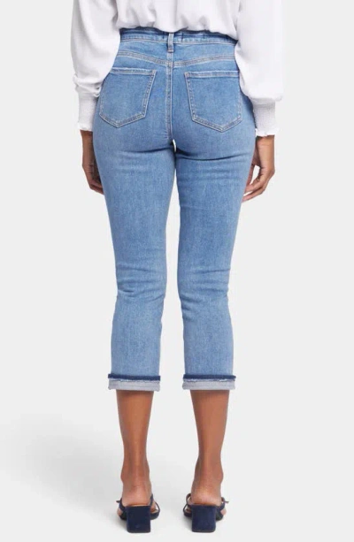 Shop Nydj Chloe Cuff Capri Jeans In Crescent Shore