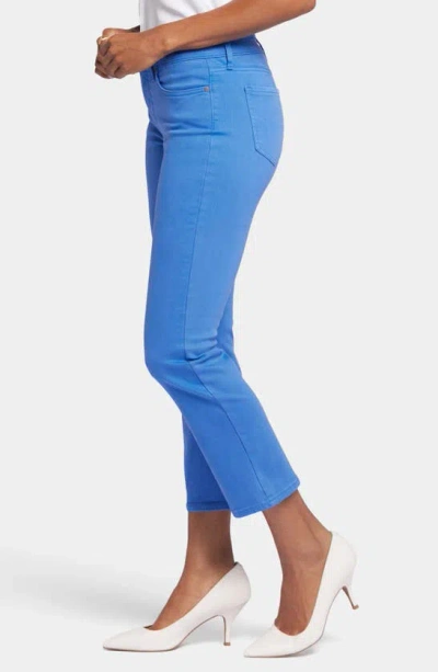 Shop Nydj Marilyn Straight Leg Ankle Jeans In Greek Sea